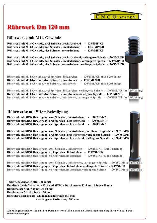 Rührwerk DM 100mm